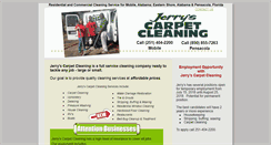 Desktop Screenshot of jerryscarpetcleaning.com